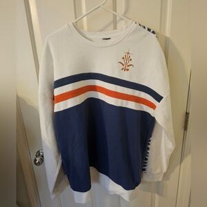 Star Wars Ahsoka Tano colorblock crew neck long sleeve sweatshirt Size XL